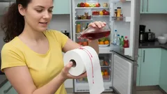 Jednoduchý trik do domácnosti: Jak se zbavit nepříjemných pachů v lednici pomocí toaletního papíru